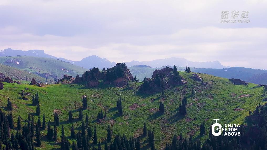 瞰中國(guó)｜新疆昌吉：馬圈灣風(fēng)景如畫(huà)