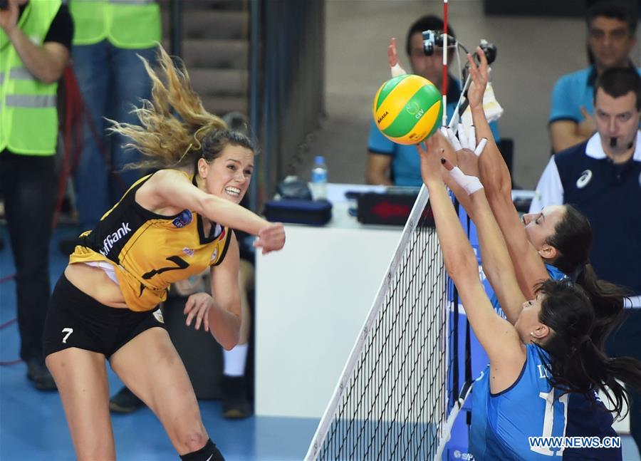 (SP)TURKEY-ISTANBUL-VOLLEYBALL-CEV-CHAMPIONS LEAGUE-VAKIFBANK VS DINAMO MOSCOW