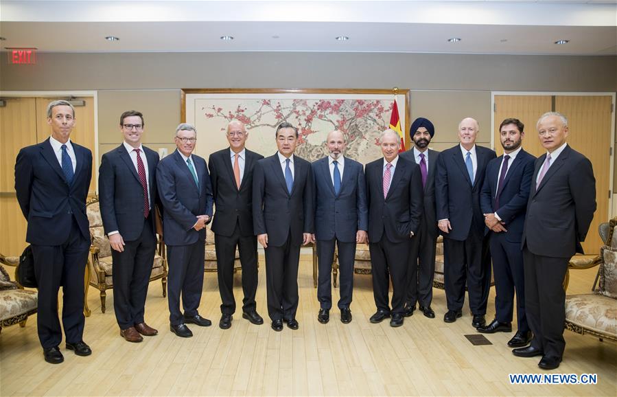 U.S.-NEW YORK-CHINA-WANG YI-MEETING