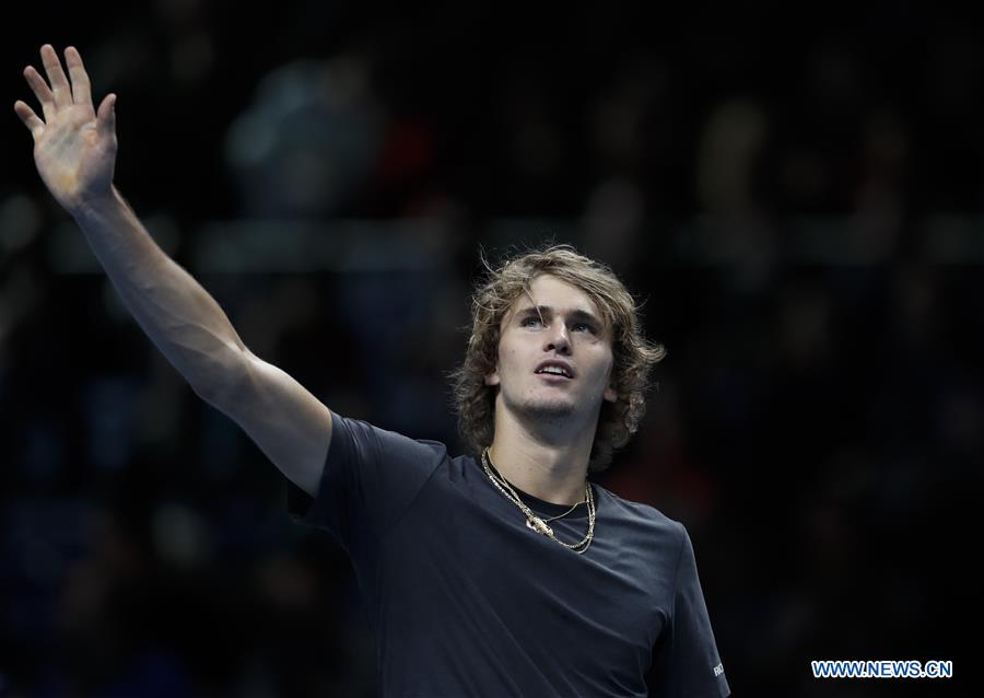 (SP)BRITAIN-LONDON-TENNIS-ATP WORLD TOUR FINALS-DAY 6