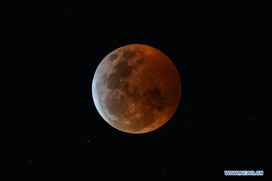 MEXICO-MEXICO CITY-TOTAL ECLIPSE OF MOON