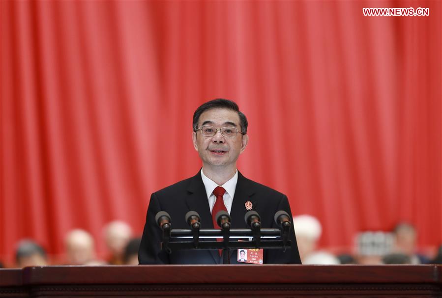 (TWO SESSIONS)CHINA-BEIJING-NPC-THIRD PLENARY MEETING-ZHOU QIANG (CN)