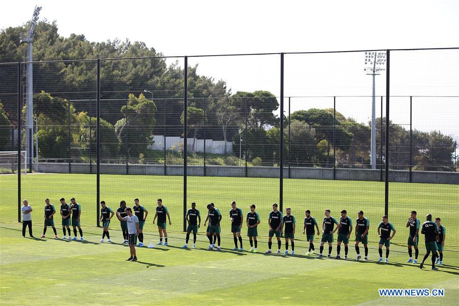 (SP)PORTUGAL-LISBON-FOOTBALL-TRAINING