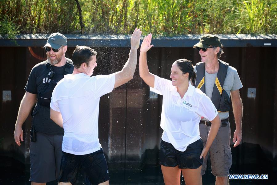 U.S.-CHICAGO-CHICAGO RIVER REVIVAL FESTIVAL-BIG JUMP
