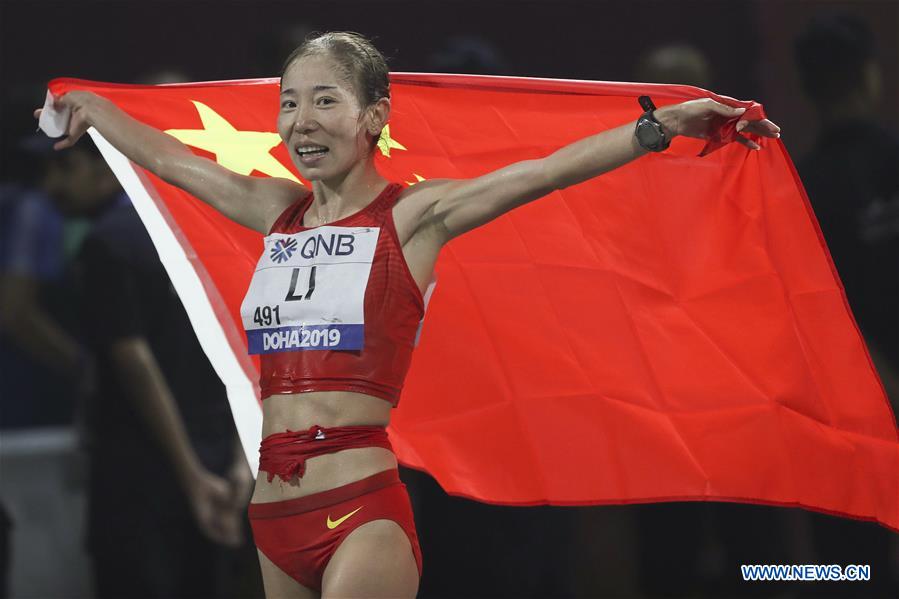 (SP)QATAR-DOHA-IAAF WORLD ATHLETICS CHAMPIONSHIPS-WOMEN'S 50KM RACE WALK