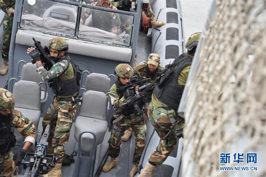 （圖文互動&middot;國際）（2）&ldquo;海洋衛士-2020&rdquo;中巴海上聯演：結束港岸交流轉入海上實兵實彈演練