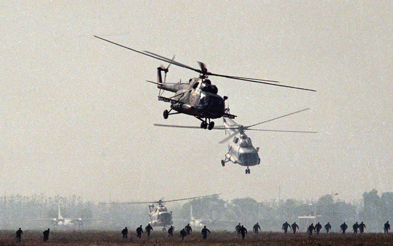 周朝榮作品:空中輕騎兵