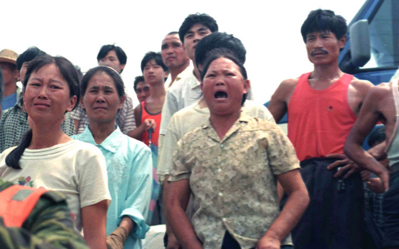 周朝榮作品:長(zhǎng)江悲淚祭英靈