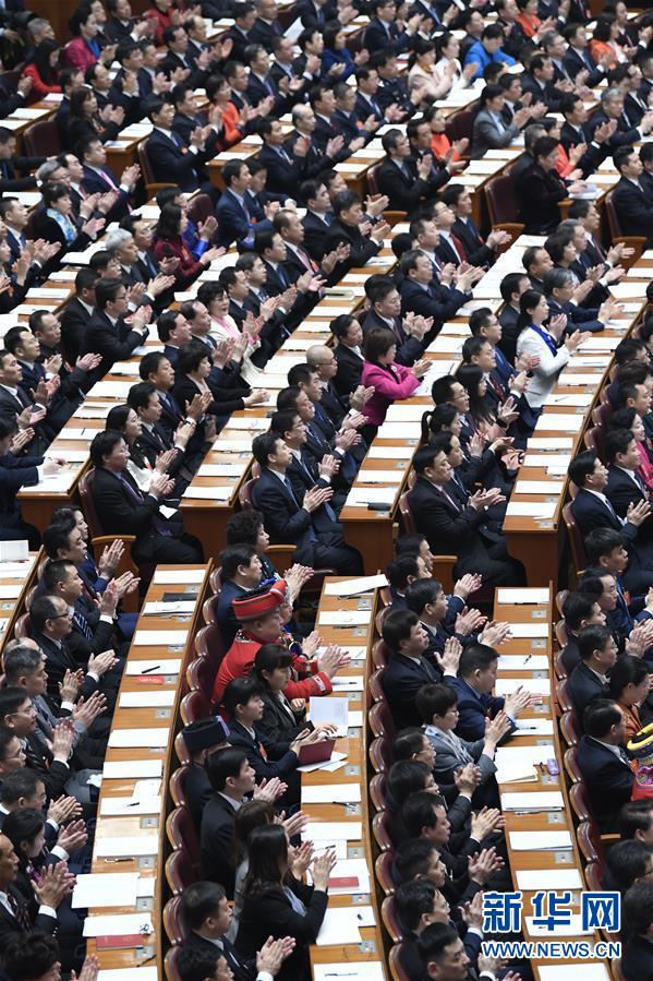 （兩會&middot;人大開幕&middot;XHDW）（13）十三屆全國人大二次會議在京開幕