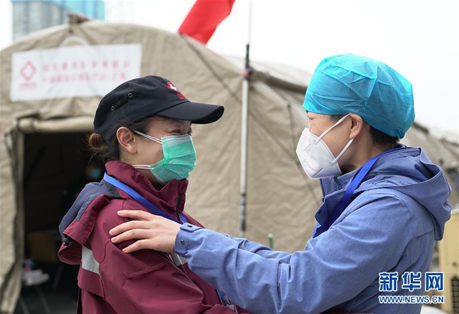 (聚焦疫情防控)(1)武漢客廳方艙醫院正式休艙