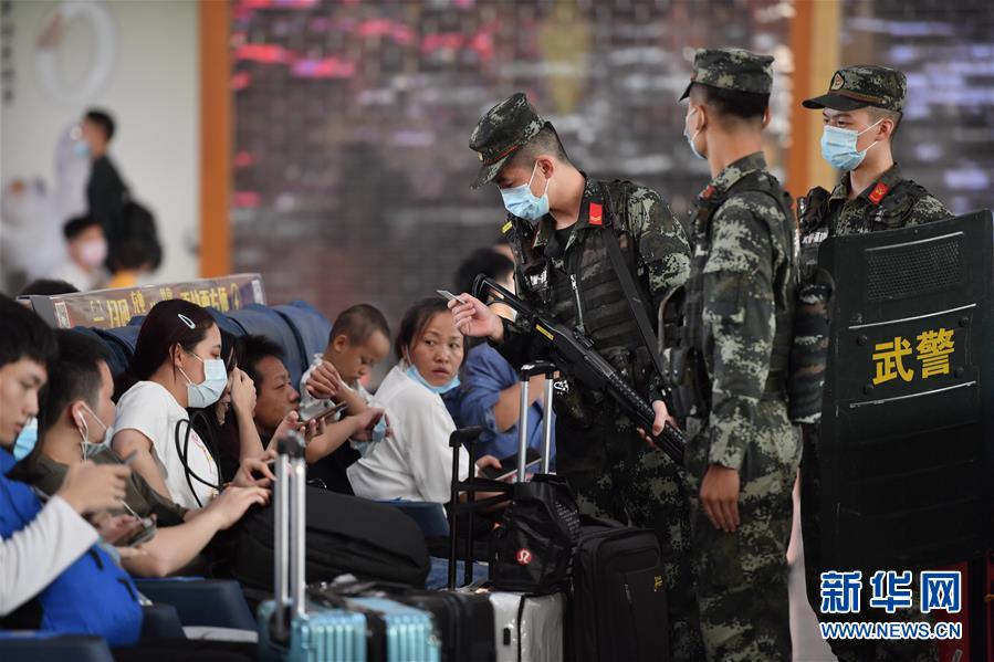 (圖文互動)(1)武警官兵“雙節”堅守戰位保平安