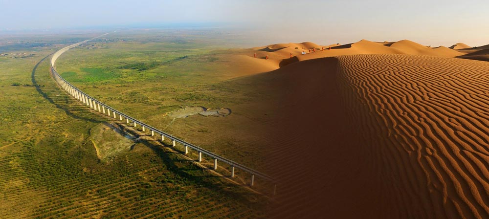 【高清圖集】&ldquo;昨日荒沙地，今日聚寶盆&rdquo;