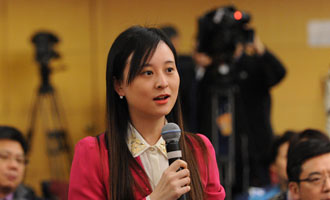 深圳衛視記者提問