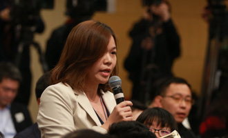 臺灣聯合報記者提問