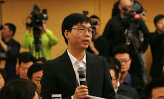 湖北衛視記者提問