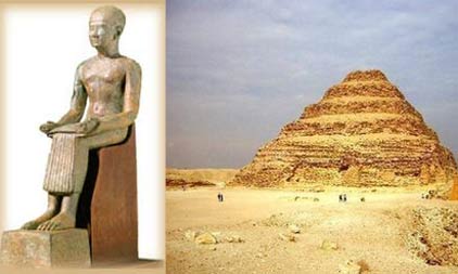 世界第一座金字塔設計者&mdash;&mdash;伊姆霍特普