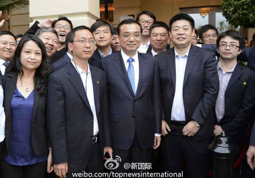 李克強：在非中企了解當地文化才能扎住根。圖片來源：&ldquo;新國際&rdquo;微博。