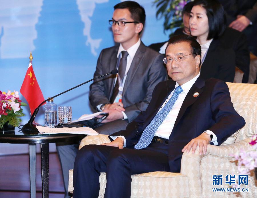 12月20日，中國國務院總理李克強在曼谷出席大湄公河次區域經濟合作領導人第五次會議。 新華社記者 龐興雷 攝 