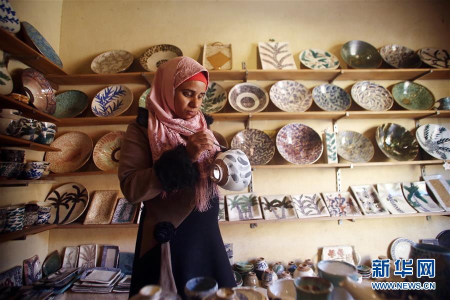 （國際&middot;圖文互動）（2）通訊：埃及傳統陶藝村煥發現代魅力
