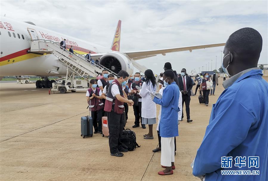 (國際疫情)(1)中國抗疫醫療專家組完成支援南蘇丹抗疫工作