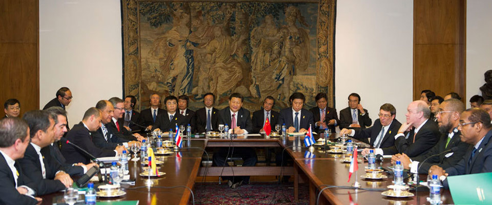 習近平會見拉共體&ldquo;四駕馬車&rdquo;領導人