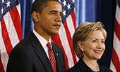 希拉里&ldquo;?；?rdquo;奧巴馬，現時而已？